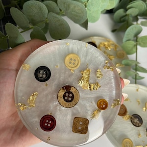 Large pattern weights for sewing WITH BUTTONS | sewing pattern weights | set of 3