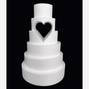 Cake Dummy Set With Round Cutout Etsy