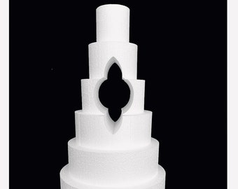 Custom Round Cake Dummy Set 6 Tier