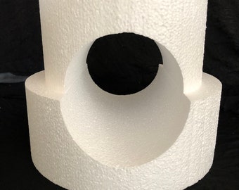 Cake Dummy set with Round cutout