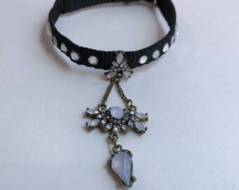 goth cat collar