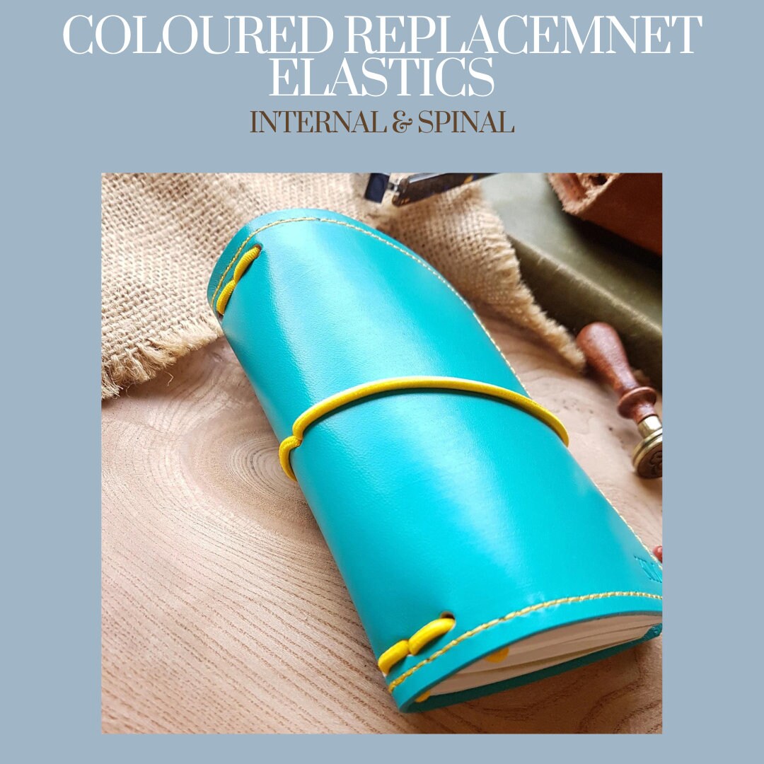 Coloured Replacement Elastics for the Travelers Notebook, Swap Your Elastic to Different Colour