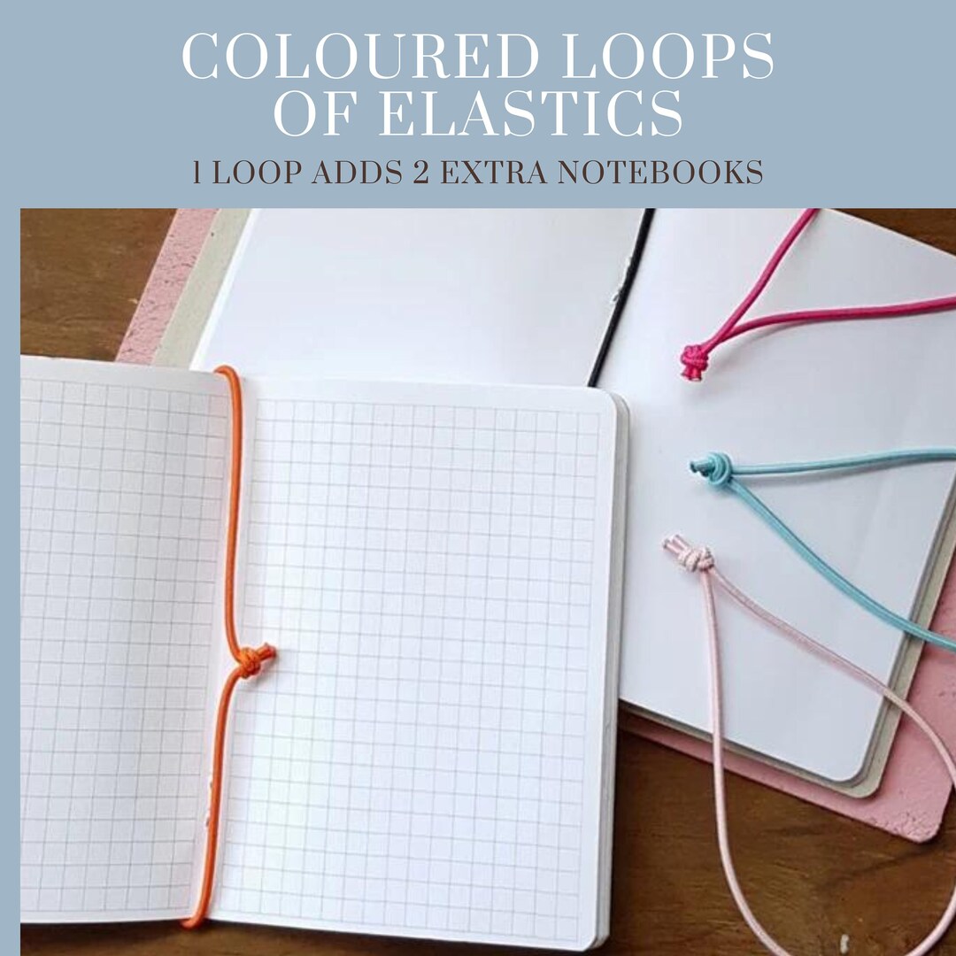 Travelers Notebook Add on Loops of Elastic Add Extra Notebooks or ...