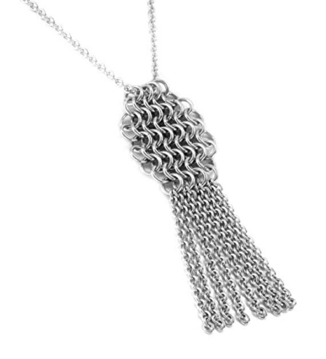 Steel Anniversary Gift for Her Necklace, Anniversary Gift for Wife