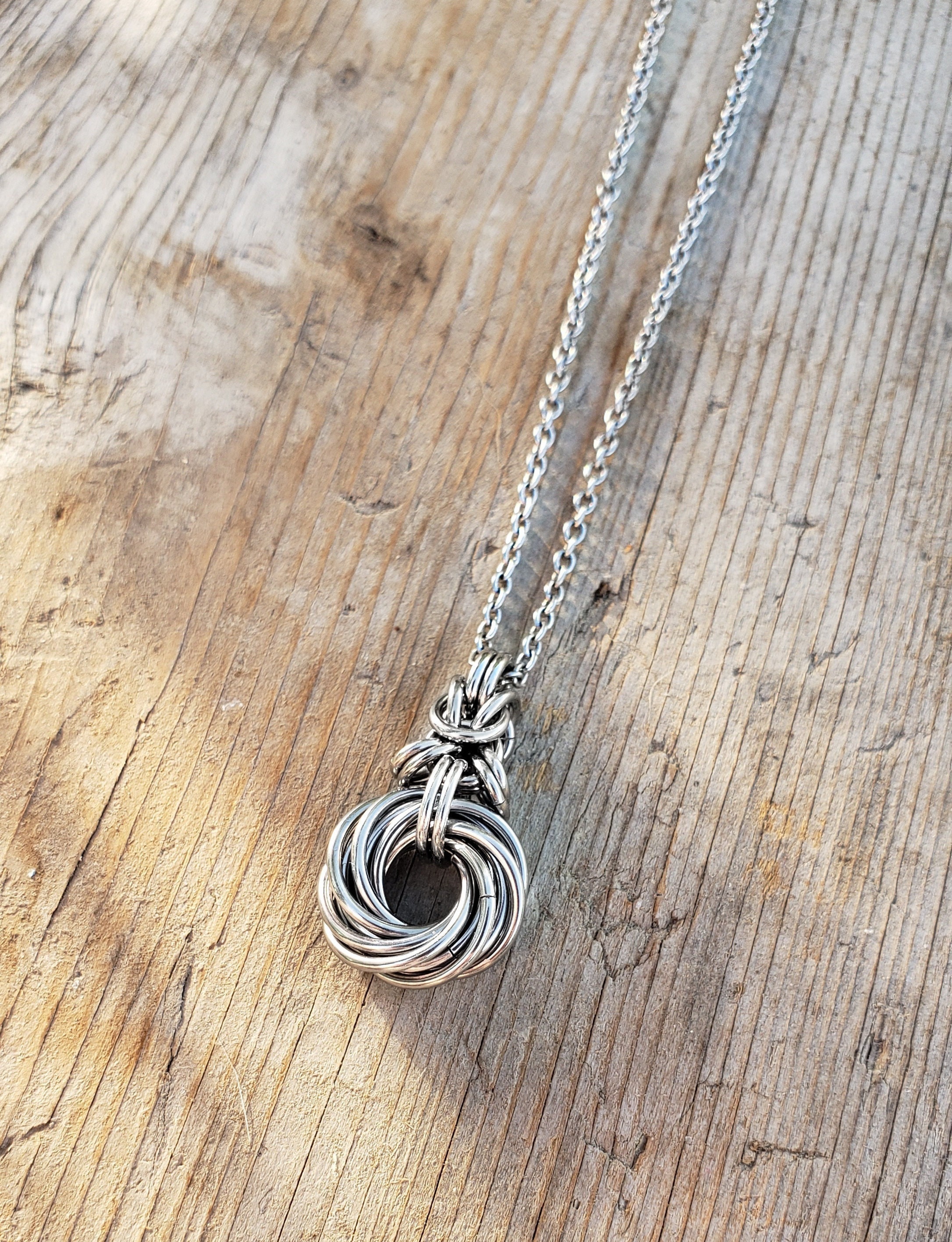 Love Knot Necklace - Etsy