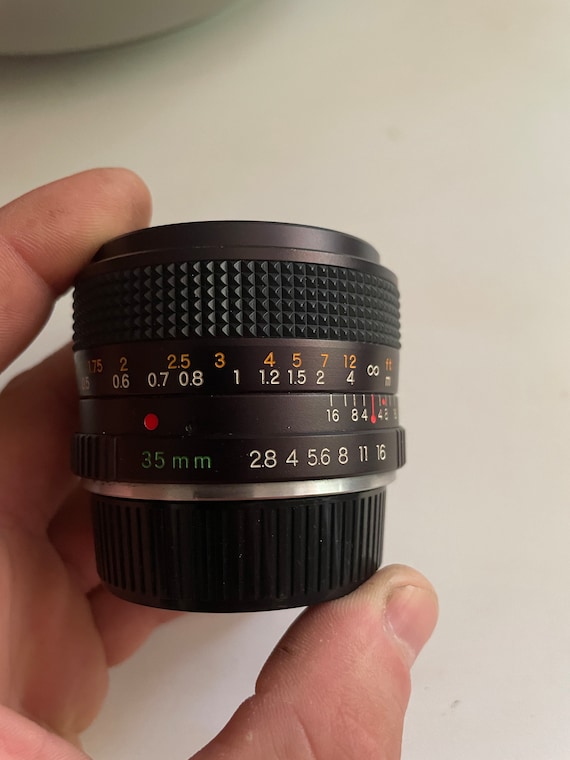 Yashica ML 35mm F2.8 Wide Angle Lens, Contax/yashica Mount - Etsy
