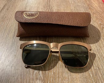 Occhiali da sole vintage Ray-Ban Bausch & Lomb Nuevo WO755 in custodia Made in France!
