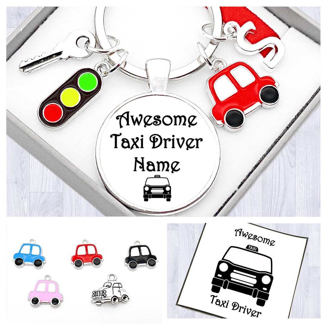 Taxi Driver Gift. Personalised Awesome Taxi Driver. Cabochon - Etsy