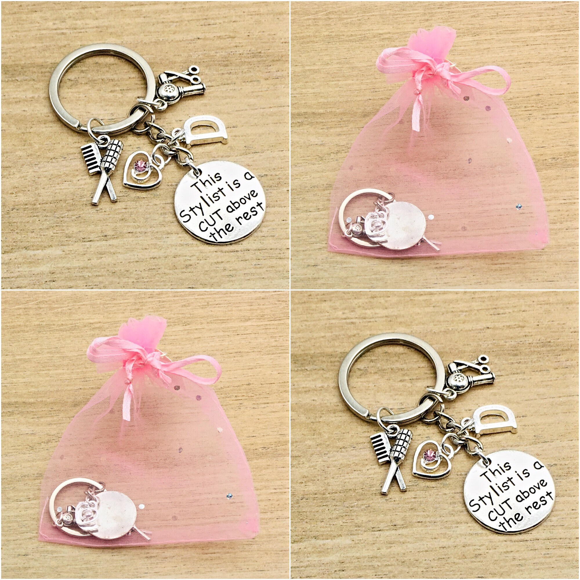 Hairdresser Keyring Hair Stylist Keyring Gift Barber Etsy