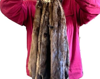 Beautiful Tanned Mink Wild Buck  pelts, XL