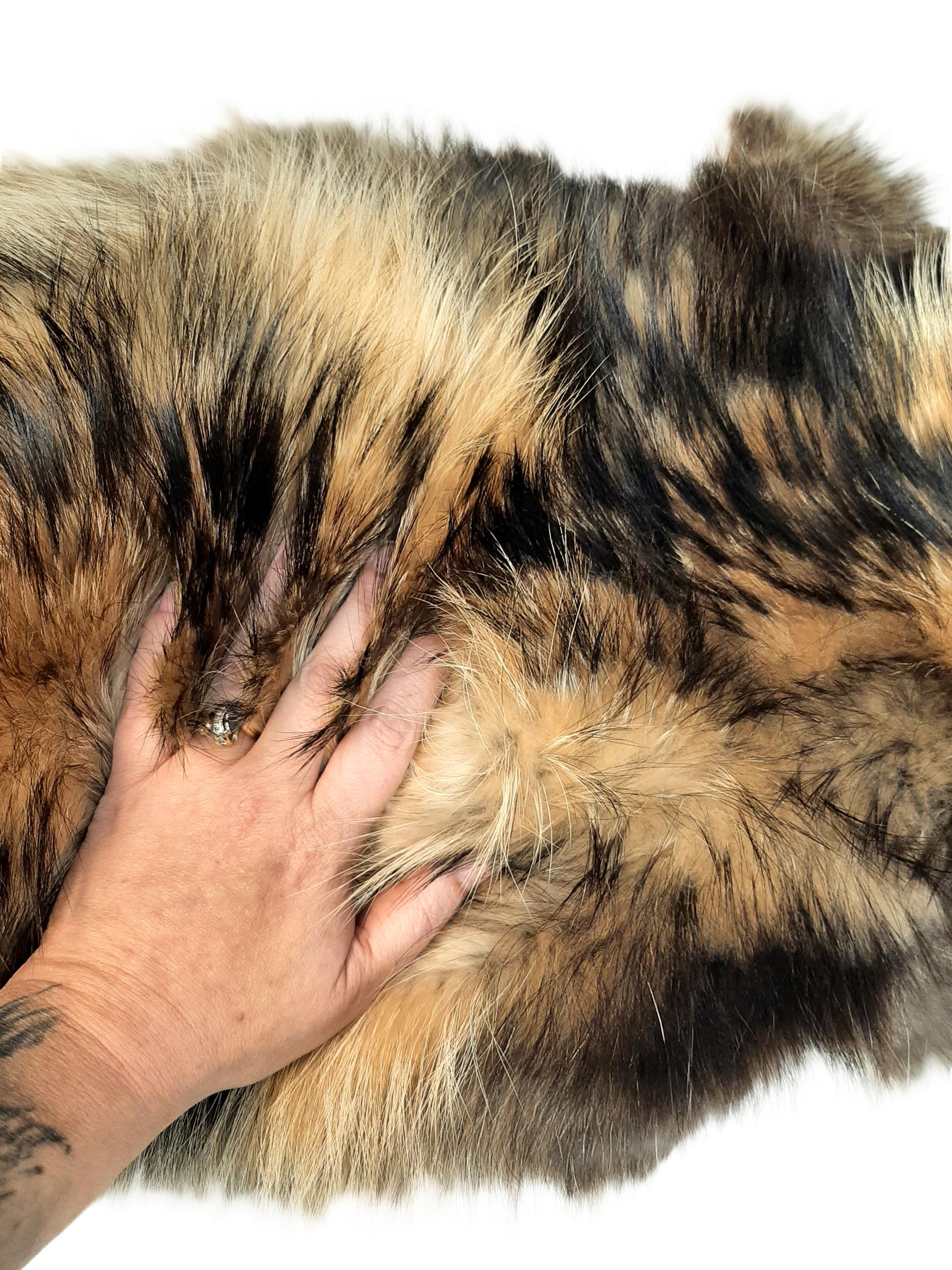 Finnish Raccoon, Tanuki Dog Fur Pelt (finland), 1X-2X - Etsy