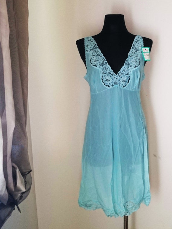 Vintage womens negligee Soviet slip underwear unde