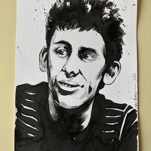 Shane MacGowan Original A4 Portrait