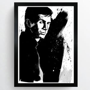 Norman Bates Psycho Original A4 Artwork