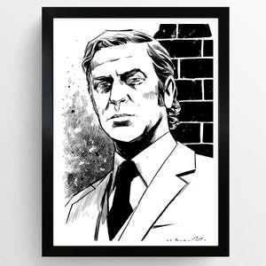 マイケル・ケイン ゲット・カーター A4 オリジナルアートワーク