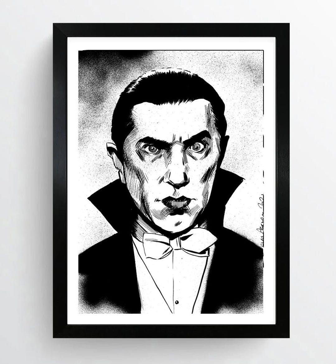 Bela Lugosi Dracula Original A4 Artwork - Etsy