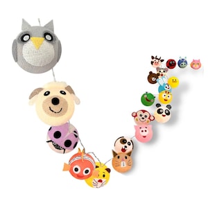 CREATIVECOTTON Catena luminosa a LED con palline di cotone incluse Timer e Dimmer