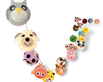 CREATIVECOTTON Guirlande Lumineuse, Boules de Coton avec Mode Timer et Mode Veilleuse 