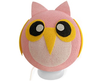 CREATIVECOTTON handmade LED lamp made of cotton (owl)