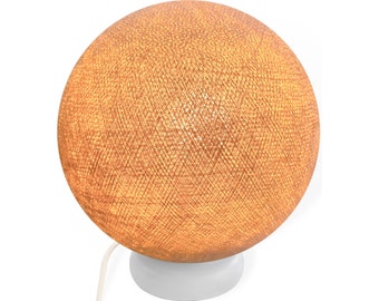 CREATIVECOTTON LED Tischlampe aus Baumwolle (Beige, 25cm)