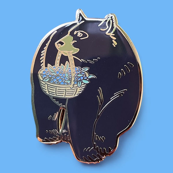 Bluebeary Bear - Enamel Pin