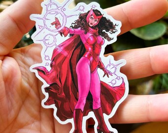 Scarlet Witch | Wanda Maximoff | Marvel | Wandavision Sticker - Etsy Canada