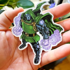 Doctor Doom vinyl sticker