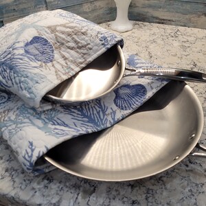 3pc Frying Pan Covers, Pan Protector, Cookware, Cookware Accessory, Kitchen Accessories, Frying Pan, Cooking Utensil, Kitchen Utensils, Pans