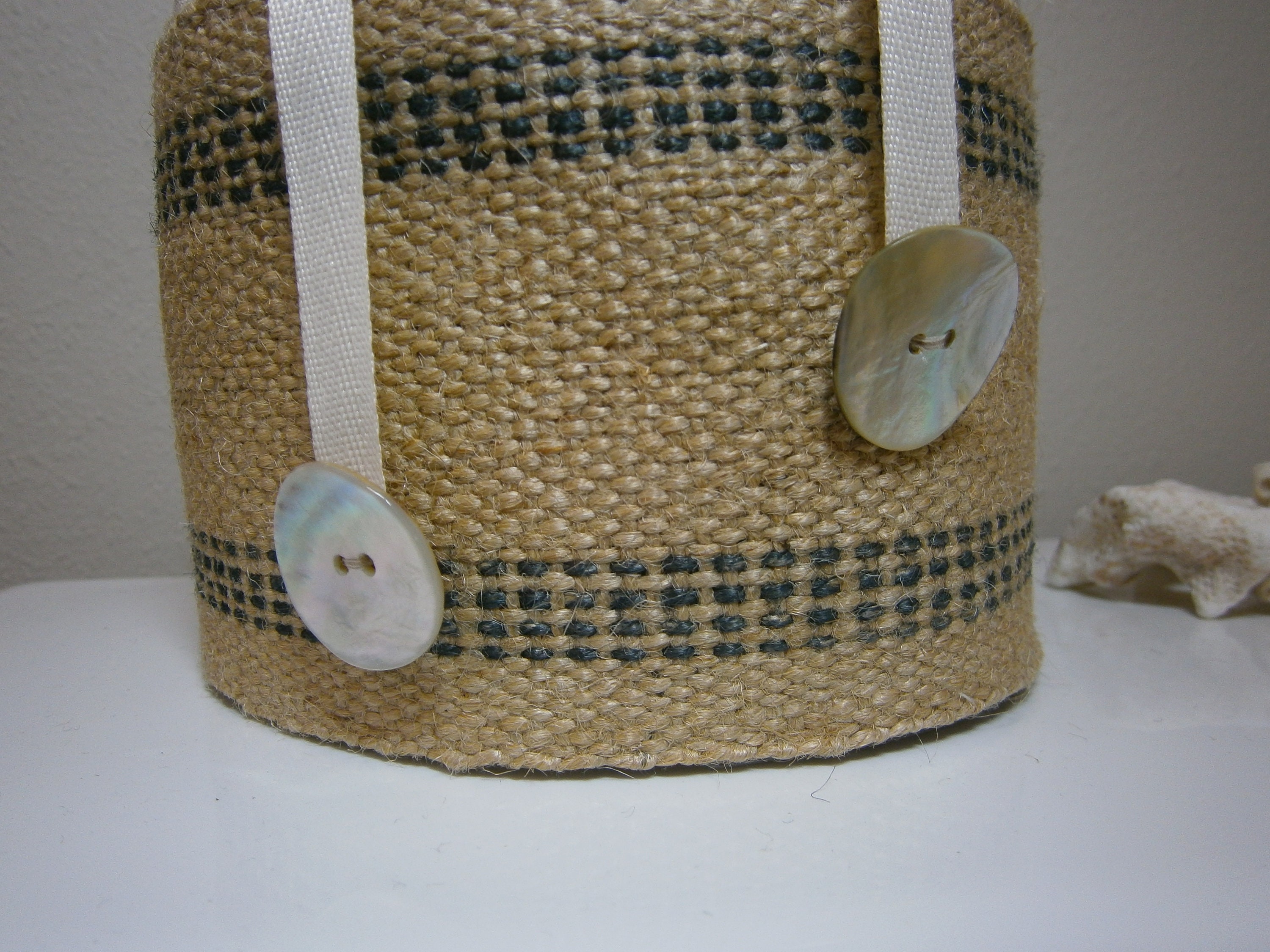 Jute Toilet Tissue Cover Toilet Paper Storage Linen Toilet Etsy