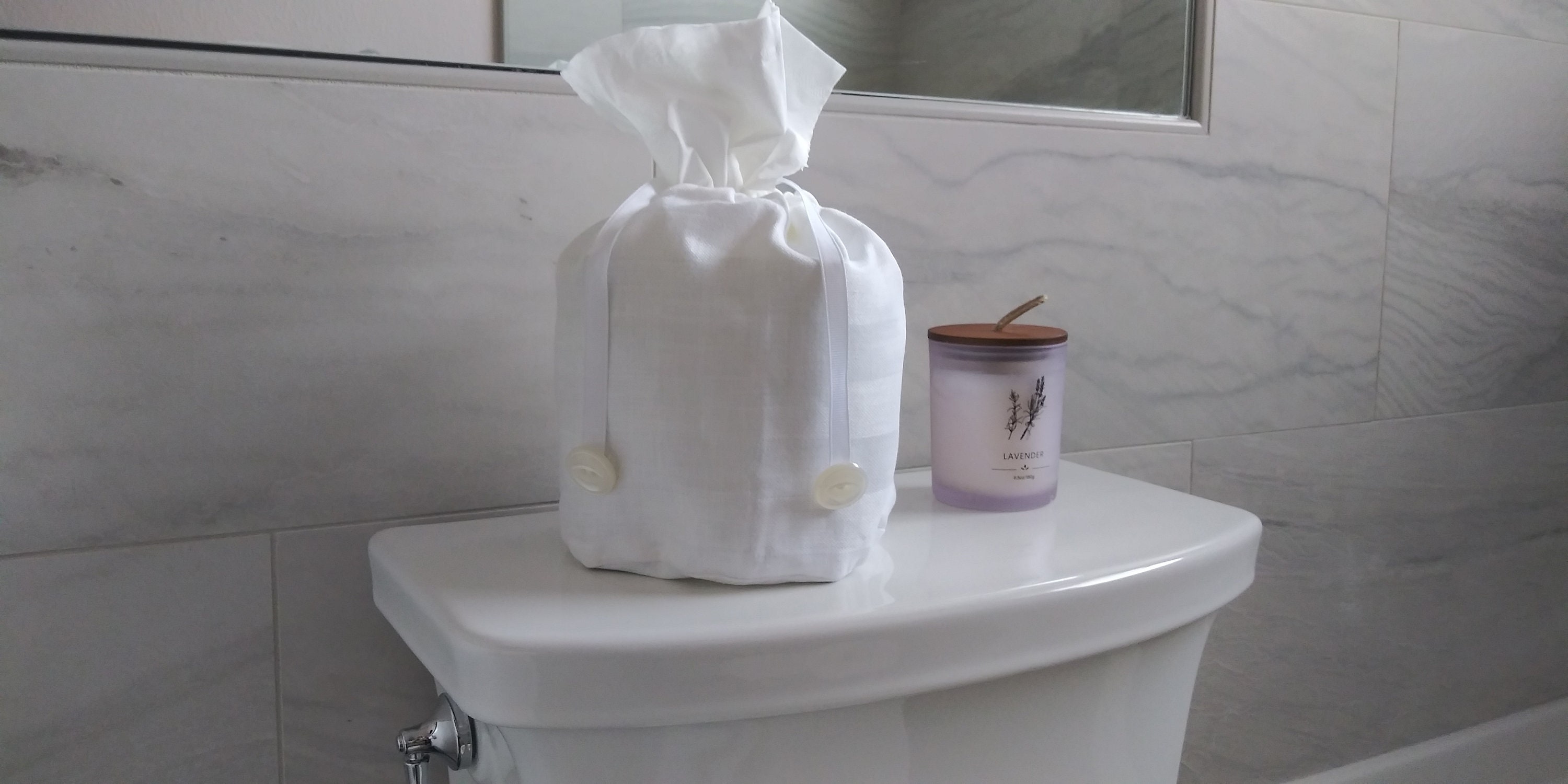 Toilet Tissue Sack White Toilet Paper Storage Linen Toilet Etsy