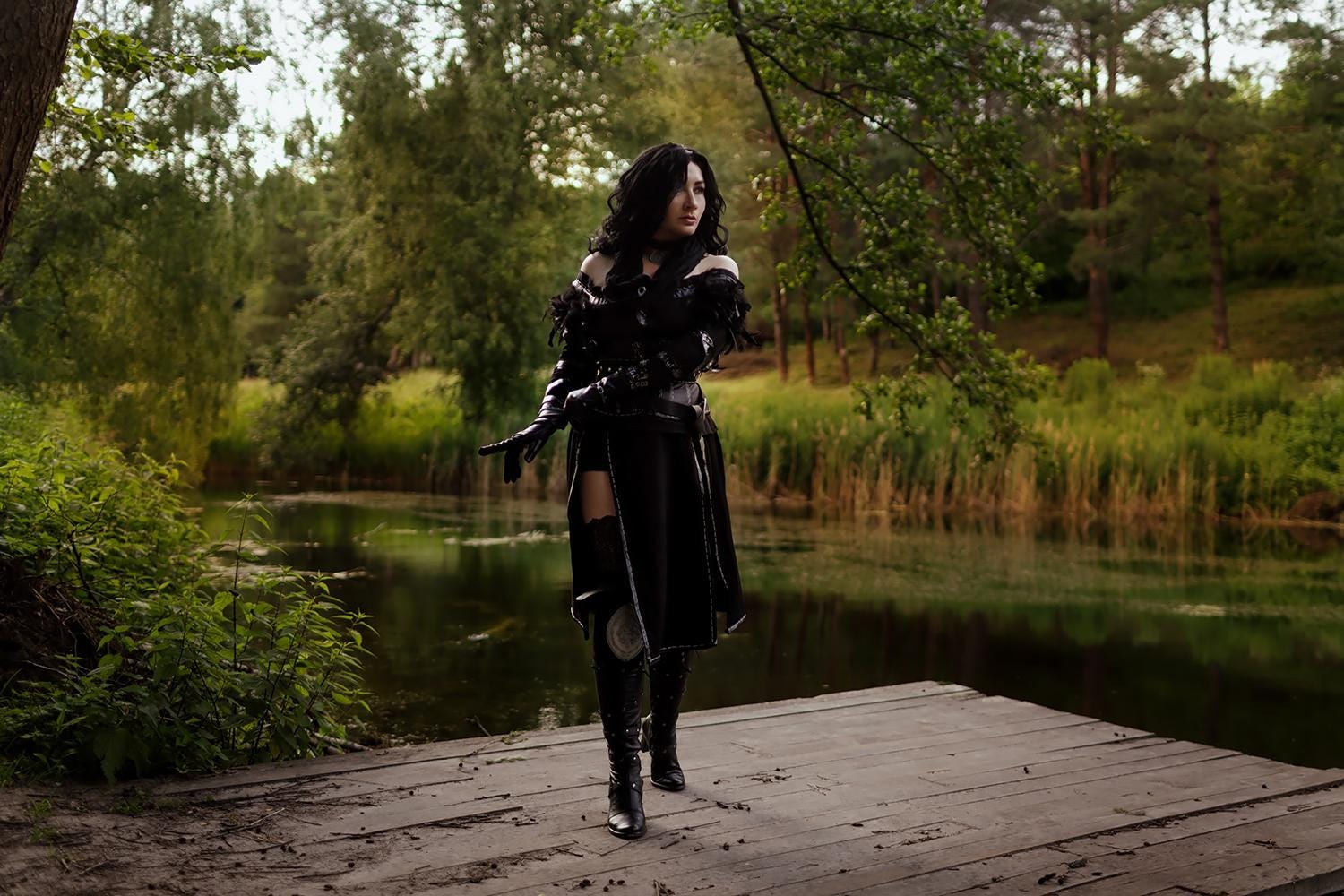 yennefer black dress Yennefer of Vengerberg Cosplays Were Born of Magic