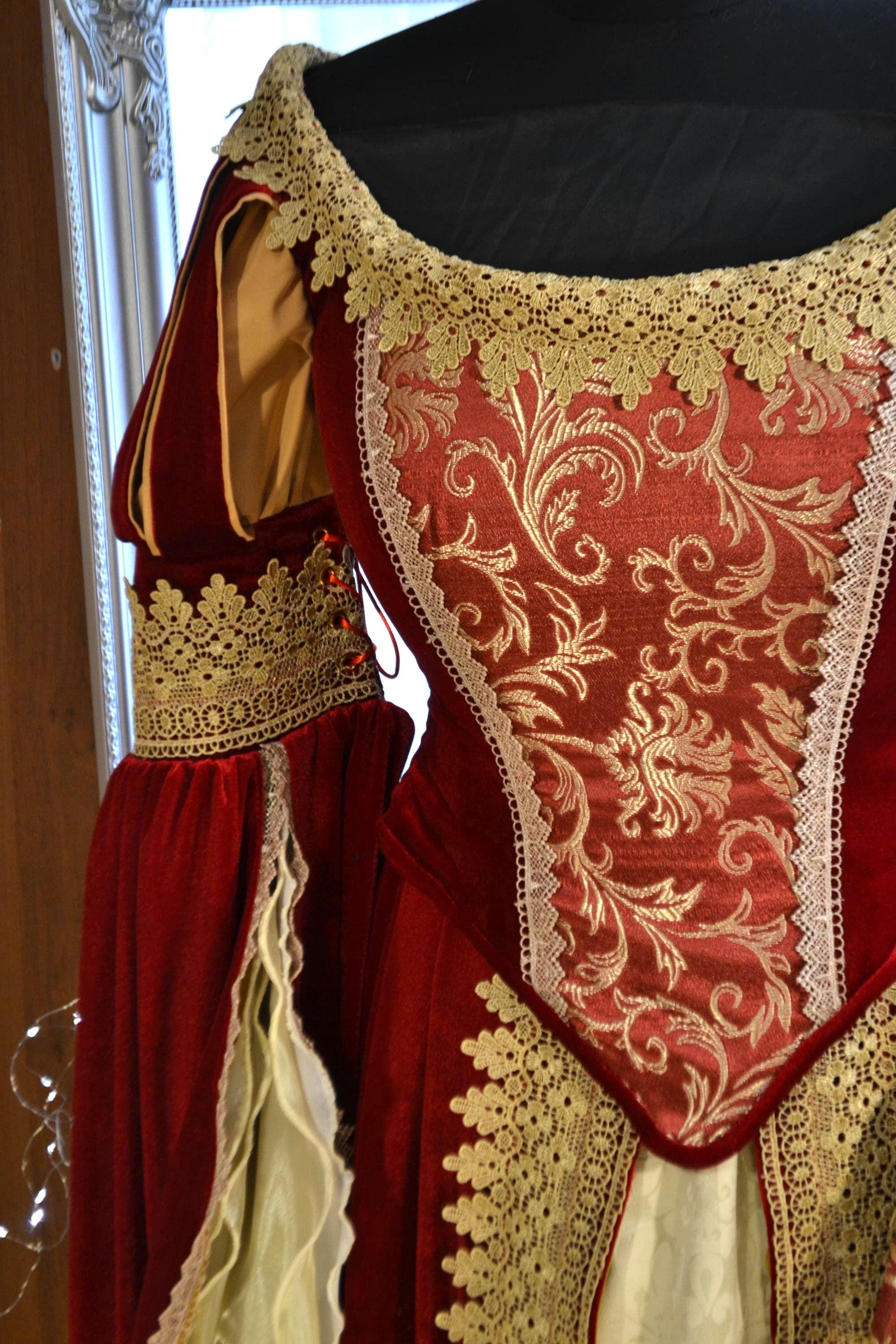 Red Velvet Wedding Dress