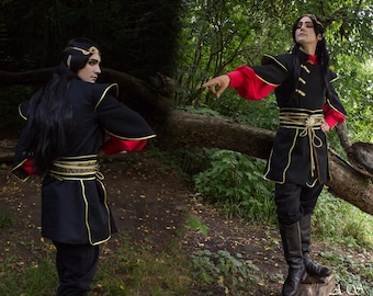 Elven Mage Costume | High Fantasy LARP Outfit | Elf Tunic | Custom Fantasy Cosplay with Embroidery | Ren Faire Costume