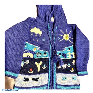 Peruvian kids jumper handmade