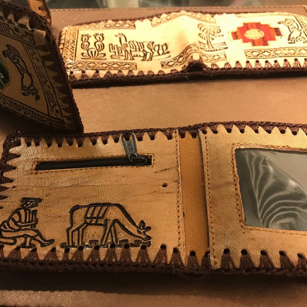 Peruvian leather wallet