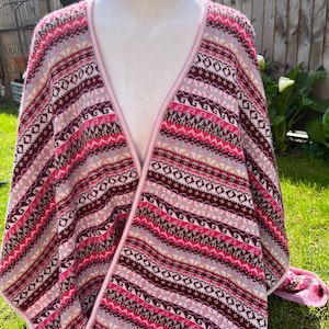 Alpaca wool cape
