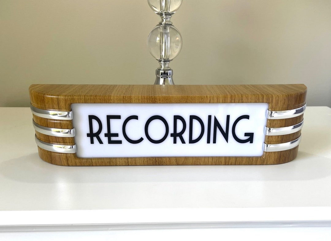 Recording Light Box 14" Grande Studio RCA Warning Sign Art Deco ...