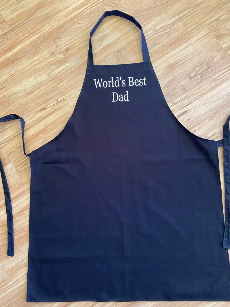 worlds best dad apron