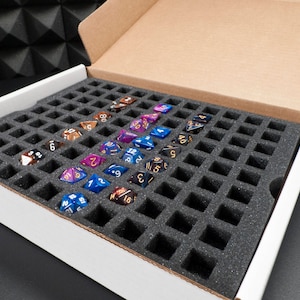 Standard 16mm Dice Box, Holds 198 Standard size Dice