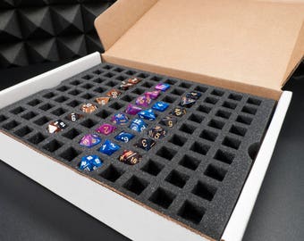 Standard 16mm Dice Box, Holds 198 Standard size Dice