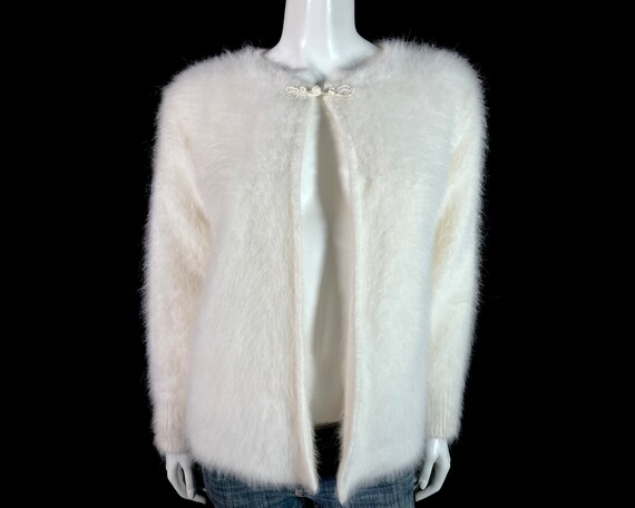 Angora sweater shop coat