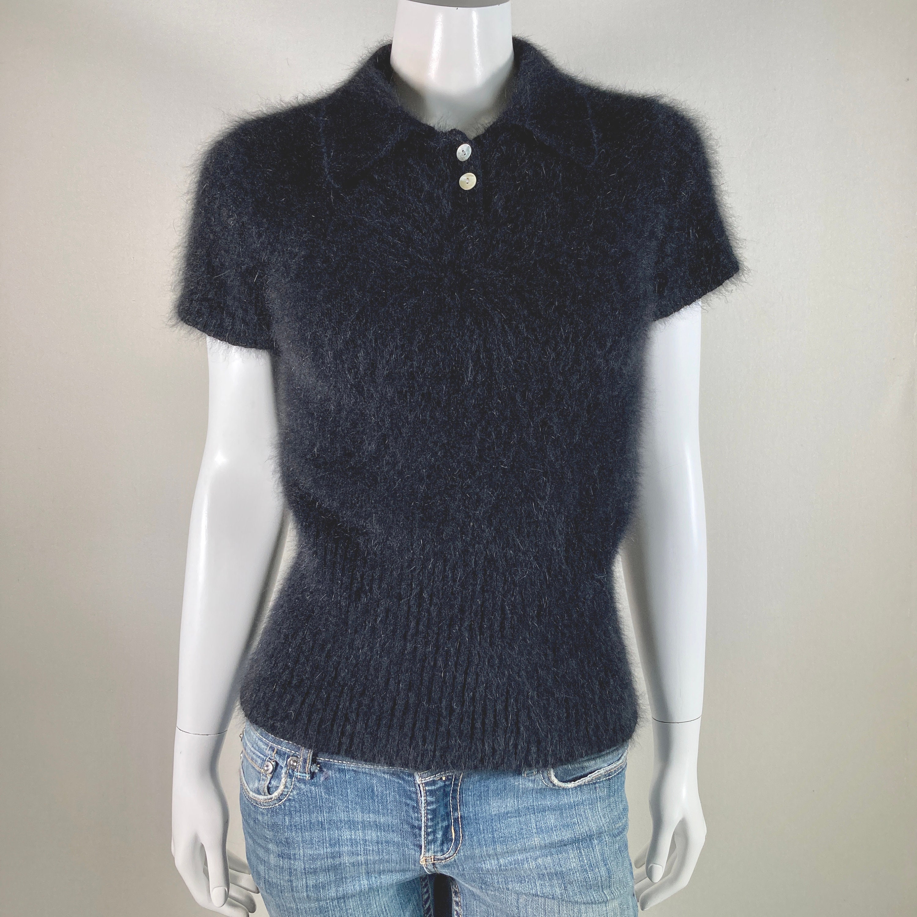 「ASCLO」Black Angora Polo Knit Free Size il_fullxfull.3083454673_97hf.jpg