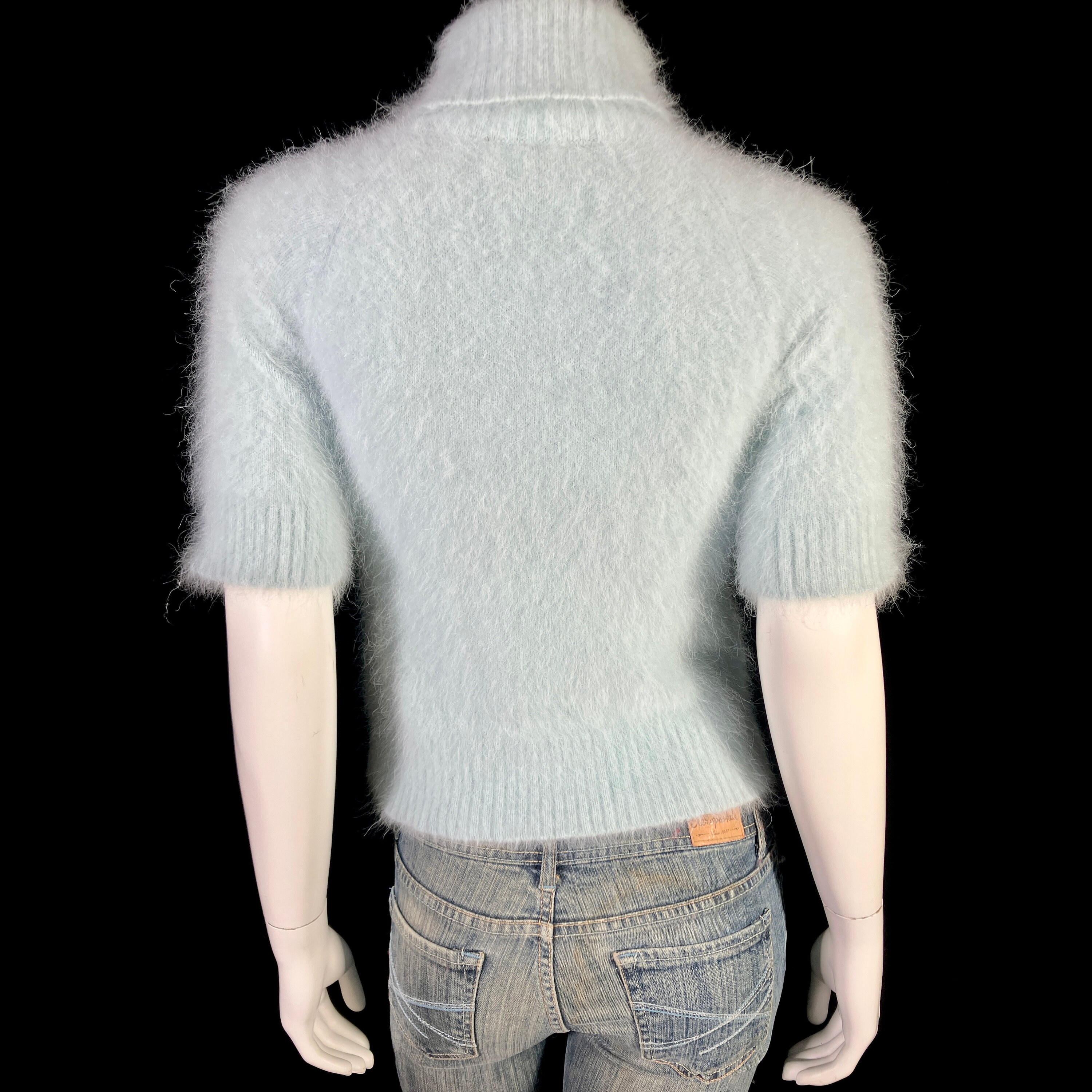 【HI FI FNK】Del Angora Turtle Neck Paisley Full Milano Angora Blend Turtleneck Jumper | Love