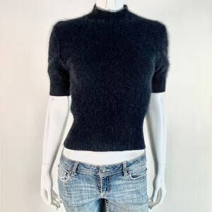 【U LAN】Soft Angora Basic Short Sleeve Angora Short Sleeve Sweaters for Women for sale | eBay