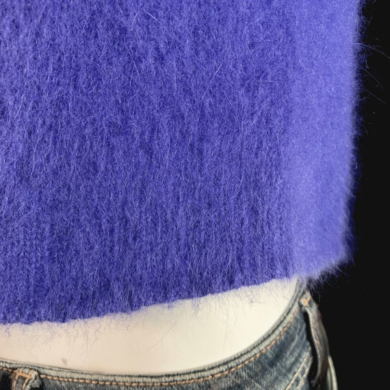 70% Angora Fuzzy Vintage VALERIE STEVENS Violet P… - image 10