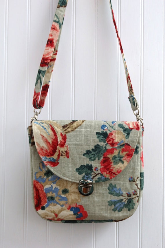 Floral Crossbody Bag Small Crossbody Purse Made With - Etsy