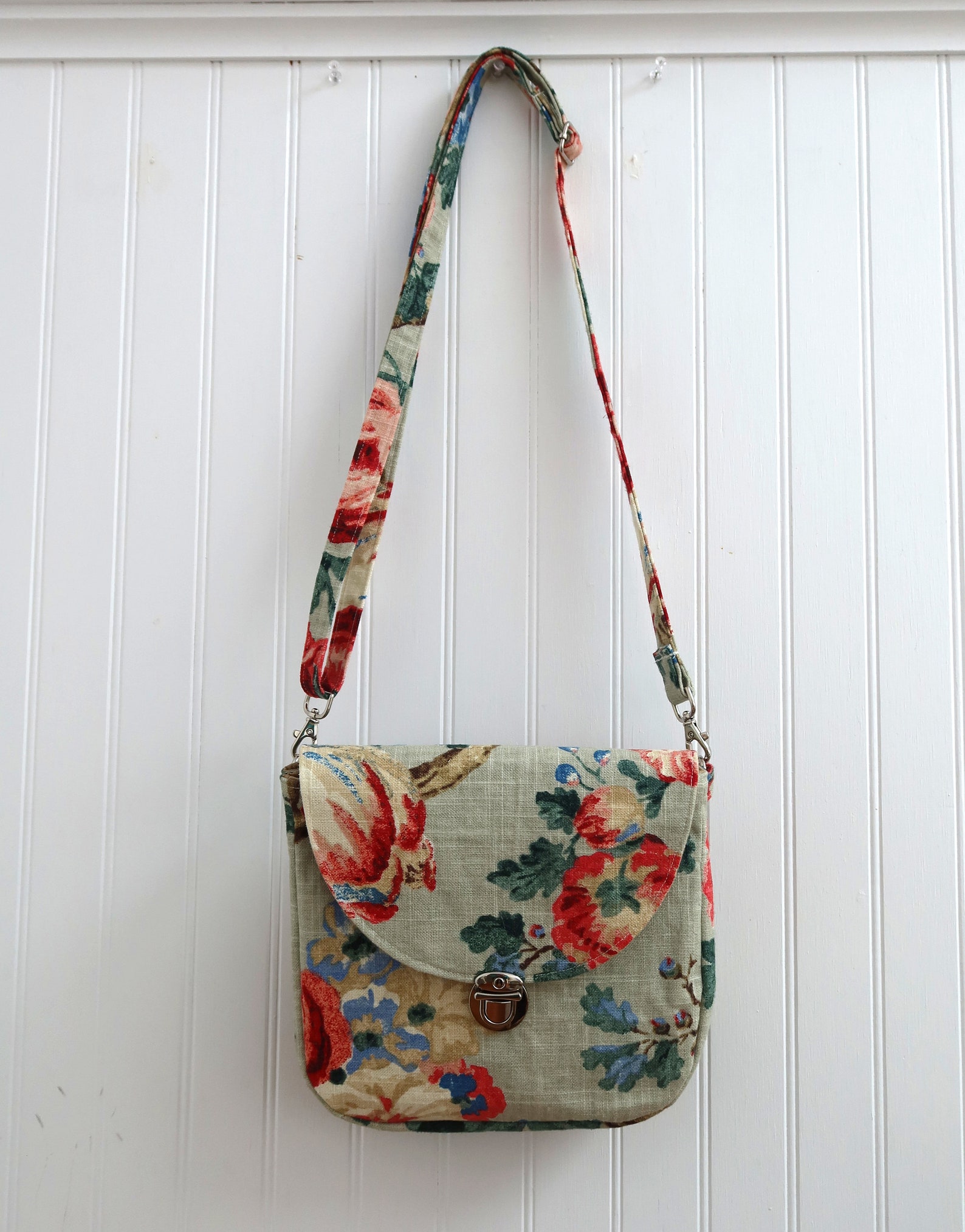 Floral Crossbody Bag Small Crossbody Purse Made With - Etsy