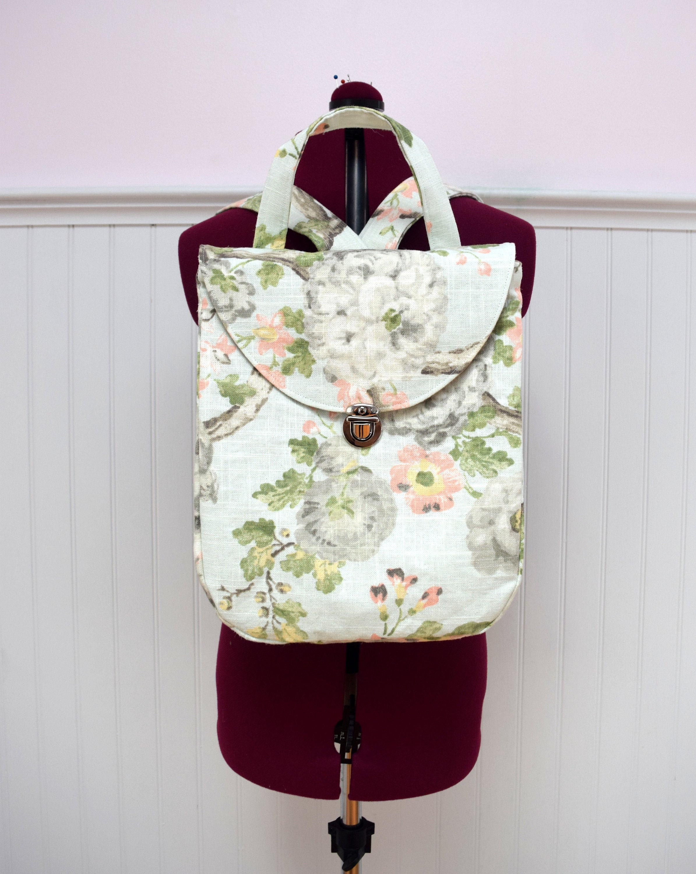 baby blue backpack purse