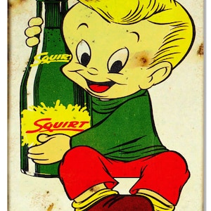 Squirt Beverage Metal Sign 18 X 12 Vintage Style Retro - Etsy