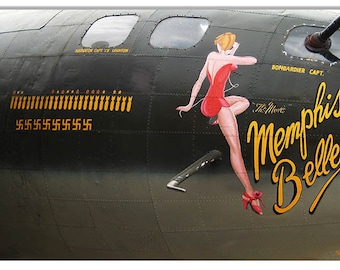 WW II Airplane Nose Art Vintage Decor DYTrade Betties Bulldogs Metal Sign Pinup Girl 
